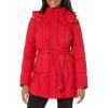 Geometric Belted Crimson