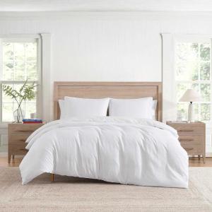 Tommy Hilfiger – Comforter Set, Luxuriously Soft Cotton Matelassé Bedding with Matching Shams, Textured Design (Monogram Beige, Full/Queen)(Monogram Matelassé White)