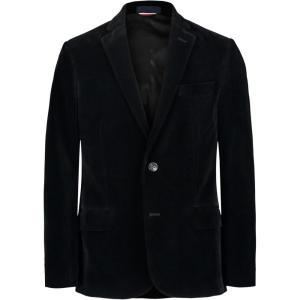Tommy Hilfiger Boys Blazer Suit Jacket, Button Closure, Notch Lapel & Front Flap Pockets(Black Velvet)