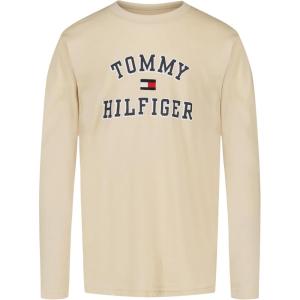 Tommy Hilfiger Boys Long Sleeve Crew Neck T-Shirt(Varsity Fog)