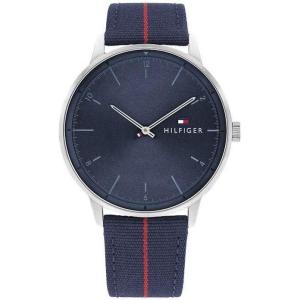 Tommy Hilfiger Men’s 2-Hand Quartz Watch – Minimalist Style, Stainless Steel Case, Casual Everyday Wear, Gift for Him(Blue-Silver)