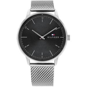 Tommy Hilfiger Men’s 2-Hand Quartz Watch – Minimalist Style, Stainless Steel Case, Casual Everyday Wear, Gift for Him(Silver)