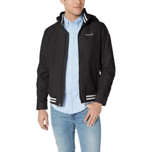 Tommy Hilfiger Men’s Lightweight Waterproof Regatta Bomber Jacket(Dark Sable)