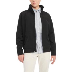 Tommy Hilfiger Men’s Lightweight Waterproof Regatta Bomber Jacket(Sustainable Dark Sable)