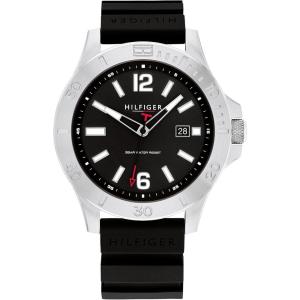Tommy Hilfiger Men’s Preppy Stainless Steel Quartz Watches – Effortlessly Stylish(Black)