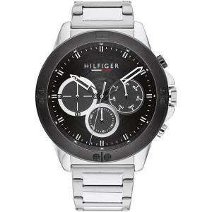Tommy Hilfiger Men’s Quartz Multifunction Stainless Steel and Link Bracelet Watch, Color: Silver (Model: 1791890)