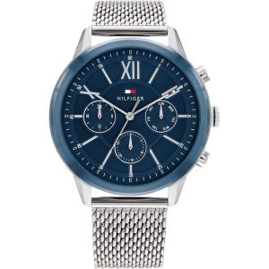 Tommy Hilfiger Men’s Stainless Steel Quartz Watches – Redefining Style(Blue Mesh)