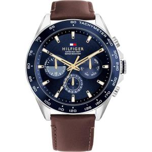Tommy Hilfiger Men’s Stainless Steel Quartz Watches(Blue Brown)