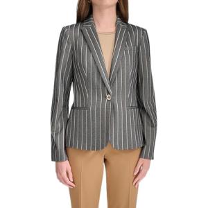 Tommy Hilfiger Solid Blazer(Black Multi)