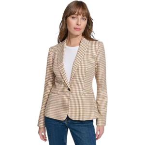 Tommy Hilfiger Solid Blazer(Tobacco/Ivory)