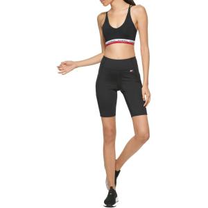 Tommy Hilfiger Sport Womens Sport Bike Short,Black,Small