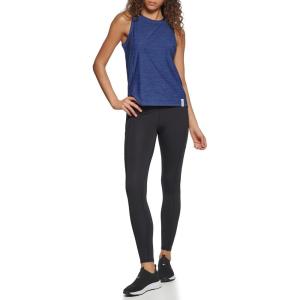 Tommy Hilfiger Womens Basic Crewneck Performance Tank Top(Deep Blue)