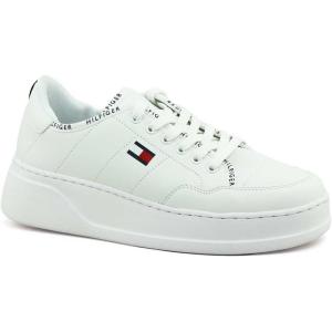 Tommy Hilfiger Women’s Grazie Sneakers(White Stripe Multi)