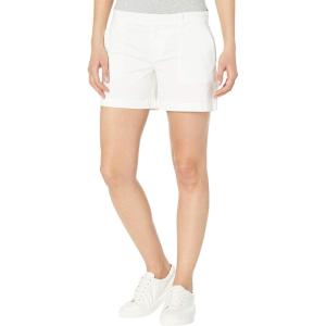 Tommy Hilfiger Womens Hollywood Mid Rise Business Casual Chino Shorts(White)