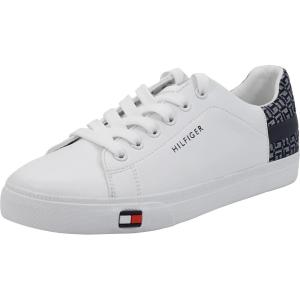 Tommy Hilfiger Women’s LADDIN Sneaker(White Monogram)
