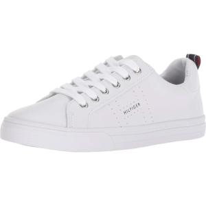 Tommy Hilfiger Women’s Lelita Sneaker(White Leather)