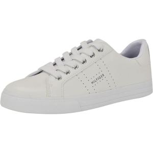 Tommy Hilfiger Women’s Lelita Sneaker(White Stripe Multi 140)