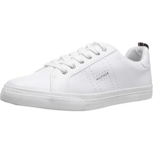 Tommy Hilfiger Women’s Lelita Sneaker(White/Black)