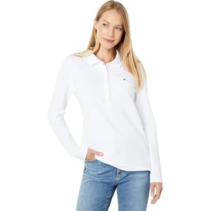 Tommy Hilfiger Women’s Long Sleeve Polo Shirt(White)