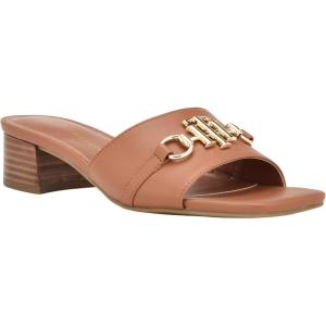 Tommy Hilfiger Women’s Pippe Sandal(Medium Brown)