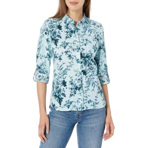 Tommy Hilfiger Women’s Roll Tab Shirt(Sea Angel)