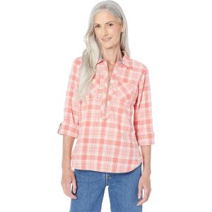 Tommy Hilfiger Women’s Solid Short Sleeve Pique Polo Shirt(Coral Multi)