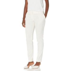 Tommy Hilfiger Women’s Straight Trouser Pant(Powder Pink/Ivory)