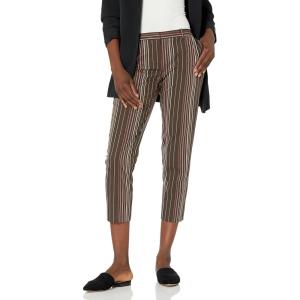 Tommy Hilfiger Women’s Straight Trouser Pant(Teak Multi)