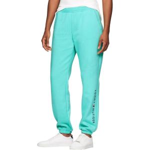 Tommy Hilfiger Womens Tapered Fleece Jogger Sweatpants(Ambitious Green.)