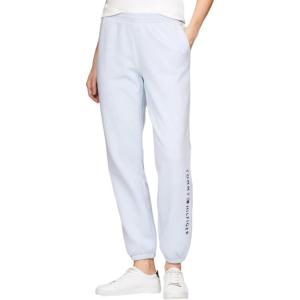 Tommy Hilfiger Womens Tapered Fleece Jogger Sweatpants(Breezy Blue.)