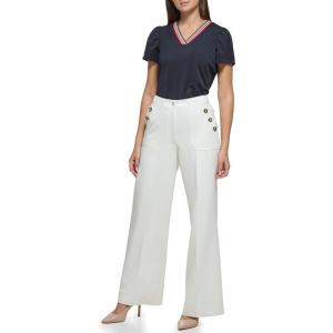 Tommy Hilfiger Womens Tommy Hilfiger Women’s Sailor Pant(Ivory)