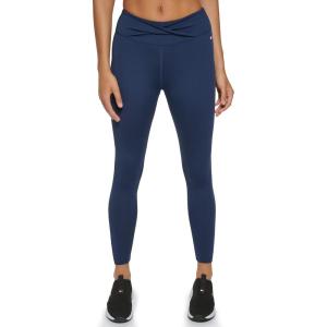 Tommy Hilfiger Womens Twist Front High Rise 7/8 Legging(Navy)