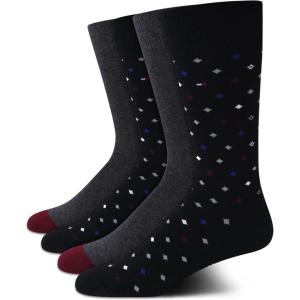 Tommy Hilfiger mens Men(Black/Grey Diamonds)
