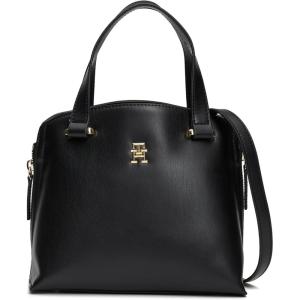 Tommy Hilfiger womens Modern Tote Bag With Zipper(Black)