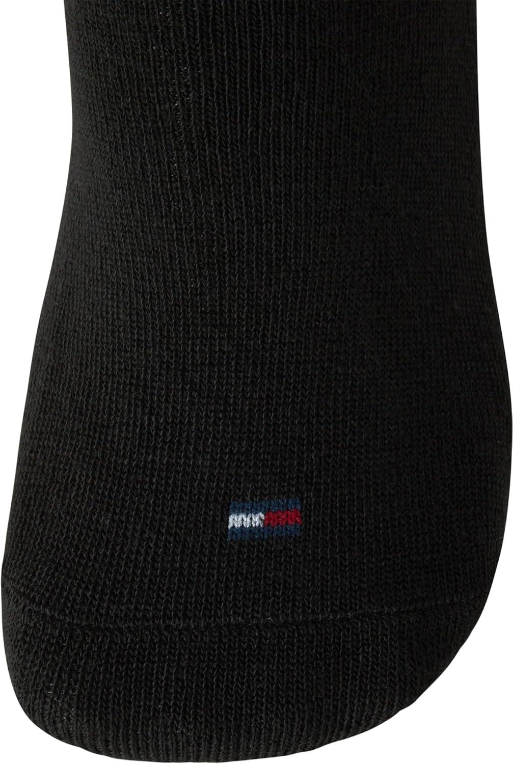 imageTommy Hilfiger Womens Liner Socks 12 Pack Cotton Blend Lightweight Performance No Show Shoe Sock Liners for WomenBlack Logo