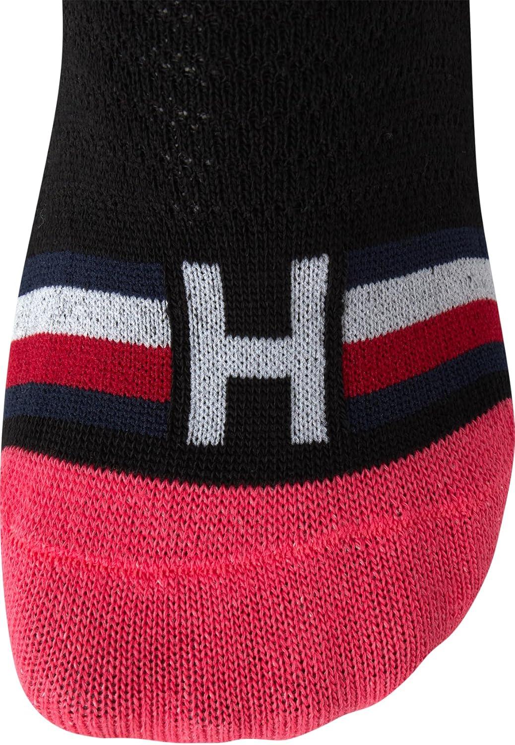 imageTommy Hilfiger Womens Liner Socks 12 Pack Cotton Blend Lightweight Performance No Show Shoe Sock Liners for WomenBlack Monogram