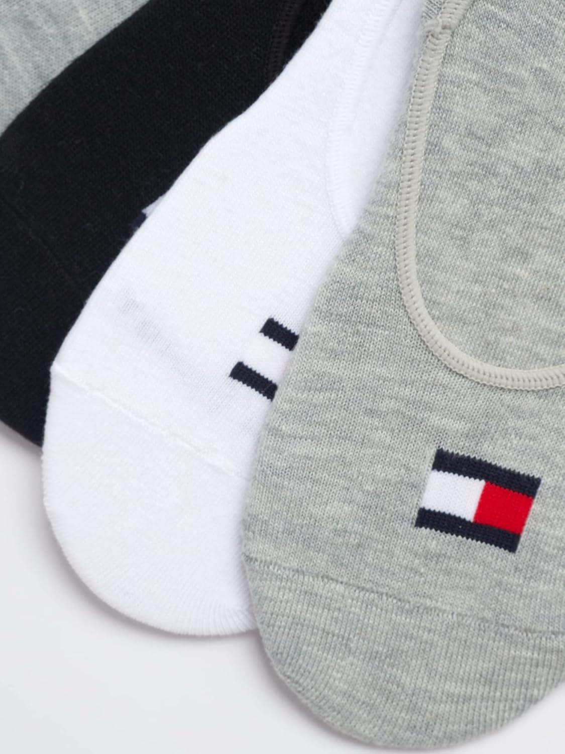 imageTommy Hilfiger Womens Liner Socks 12 Pack Cotton Blend Lightweight Performance No Show Shoe Sock Liners for WomenGrey Assorted