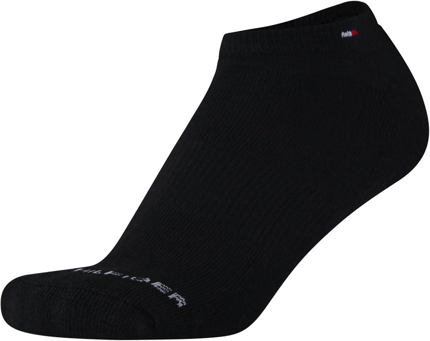 imageTommy Hilfiger Womens Low Cut Socks 6 Pack Performance Cushioned Comfort No Show Socks Athletic Socks for Women 410Black Multi
