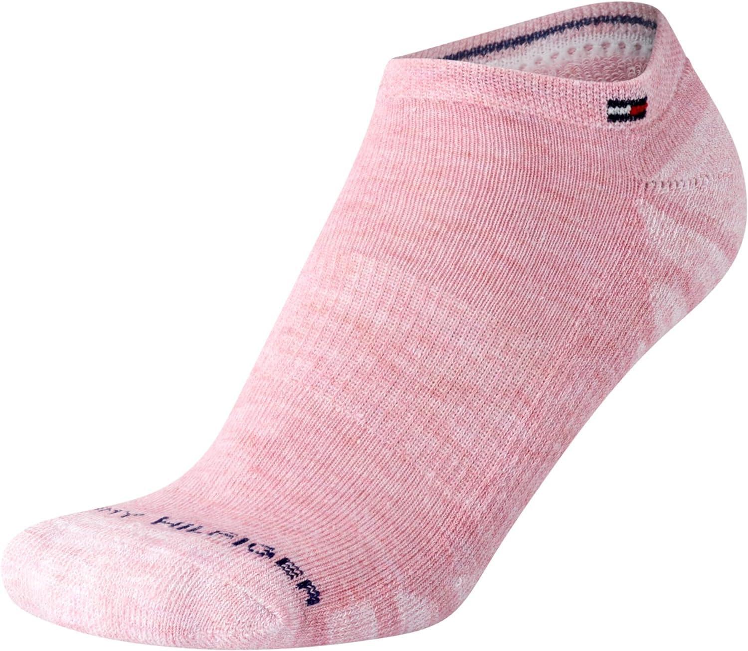 imageTommy Hilfiger Womens No Show Socks 12 Pack Lightweight Athletic Performance Cushioned Low Cut Running Socks for WomenPink