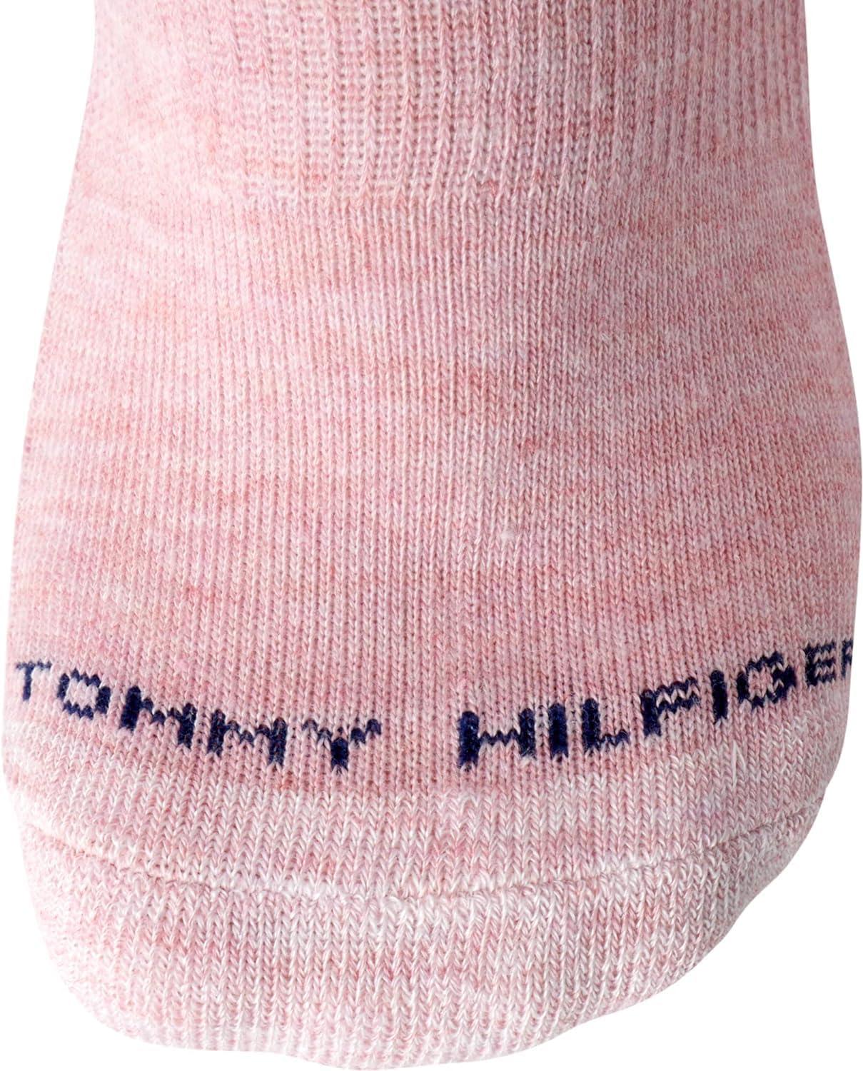 imageTommy Hilfiger Womens No Show Socks 12 Pack Lightweight Athletic Performance Cushioned Low Cut Running Socks for WomenPink