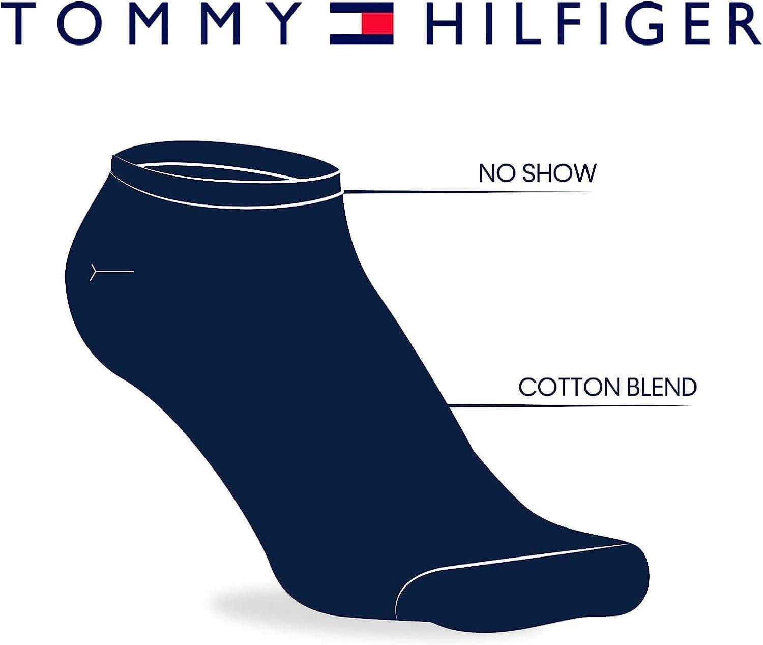 imageTommy Hilfiger Womens No Show Socks 12 Pack Lightweight Athletic Performance Cushioned Low Cut Running Socks for WomenWhite Logo
