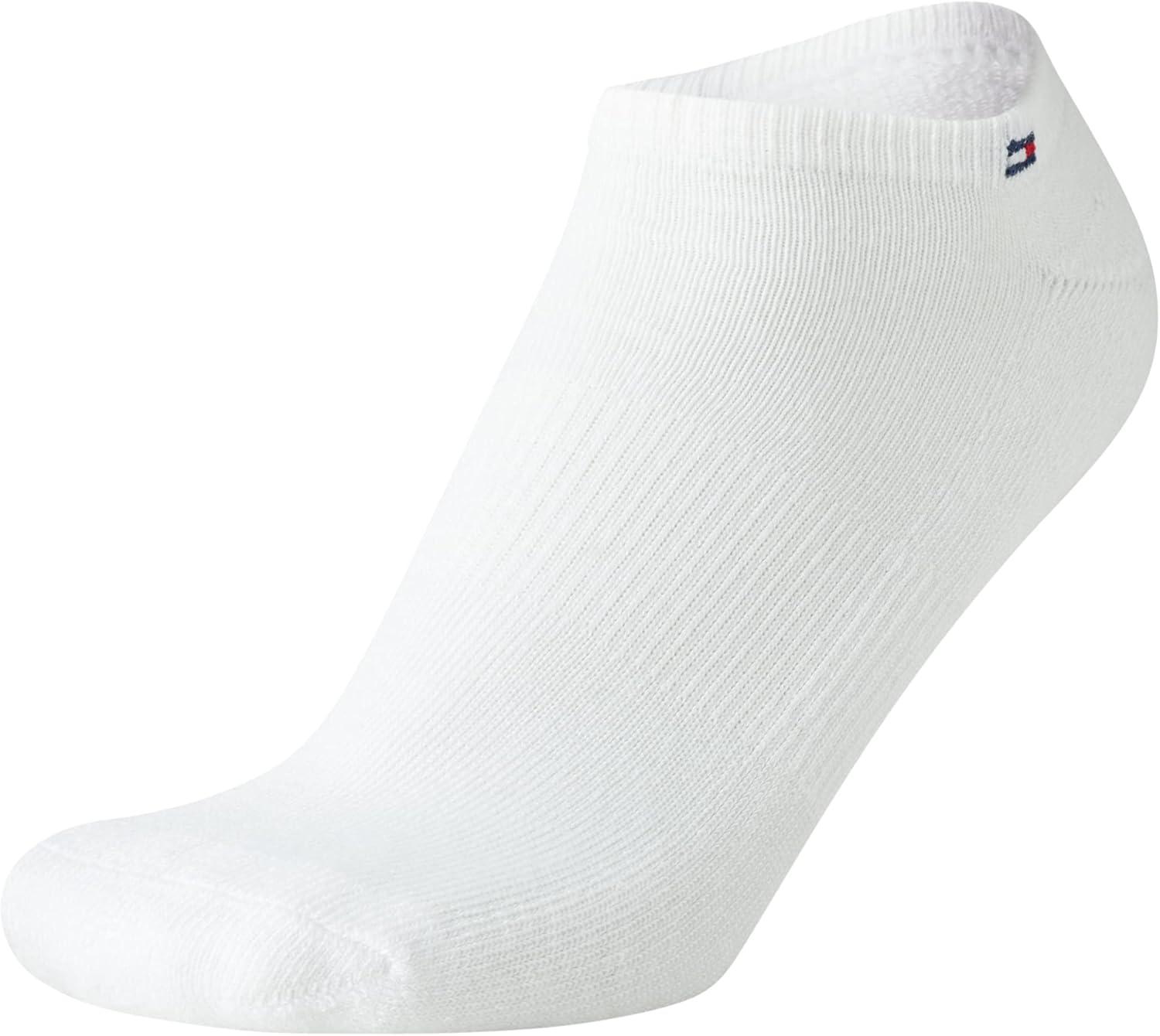 imageTommy Hilfiger Womens No Show Socks 12 Pack Lightweight Athletic Performance Cushioned Low Cut Running Socks for WomenWhite Logo