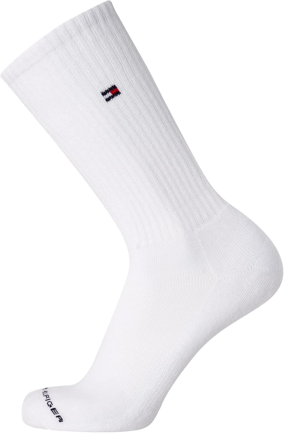 imageTommy Hilfiger Mens Crew Socks 12 Pack Cotton Blend Cushioned Athletic Performance Crew Length Running Socks for MenGrey Assorted