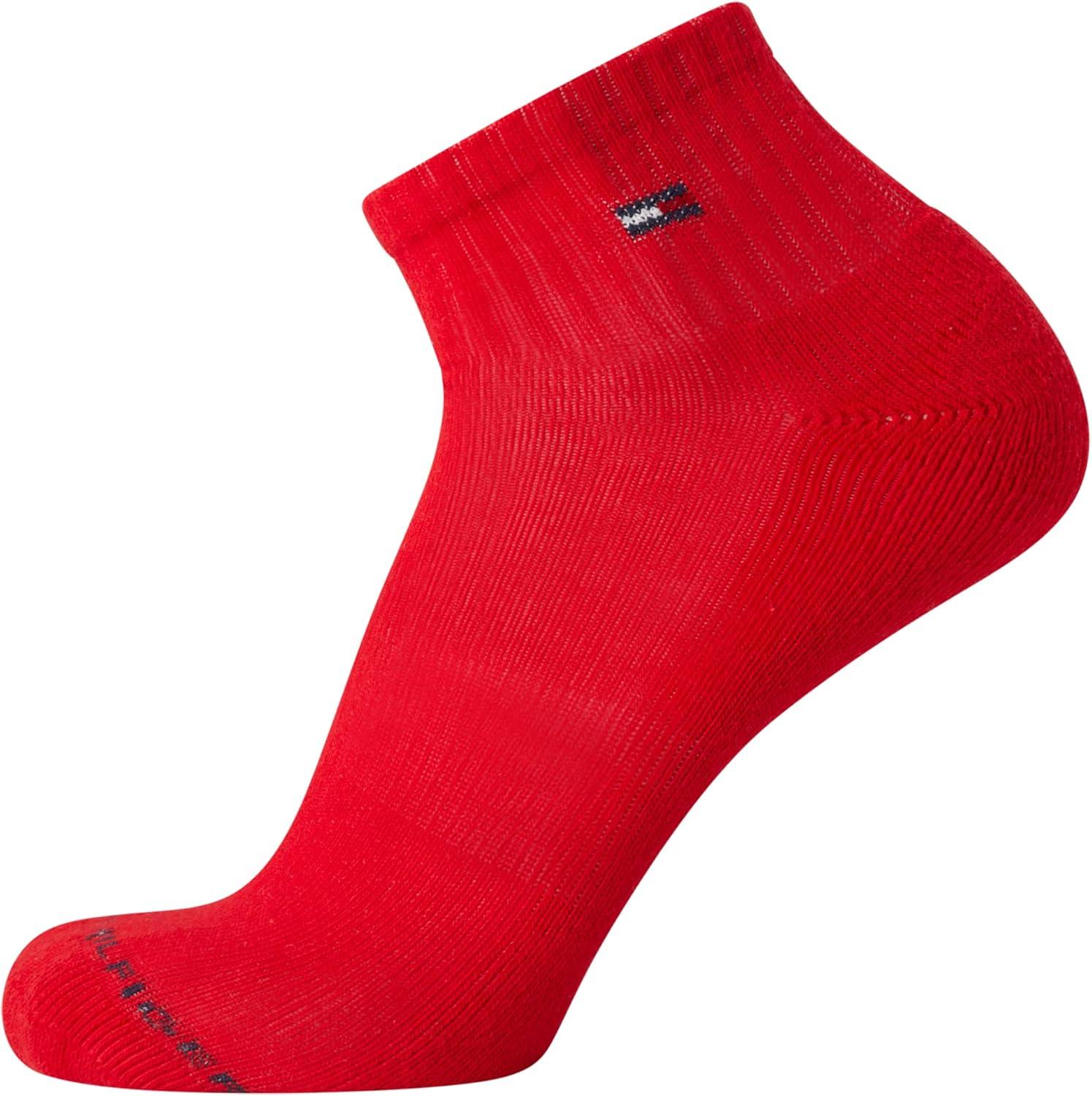 imageTommy Hilfiger Mens Socks Cushion Quarter Cut Ankle Socks 12 PackAssorted