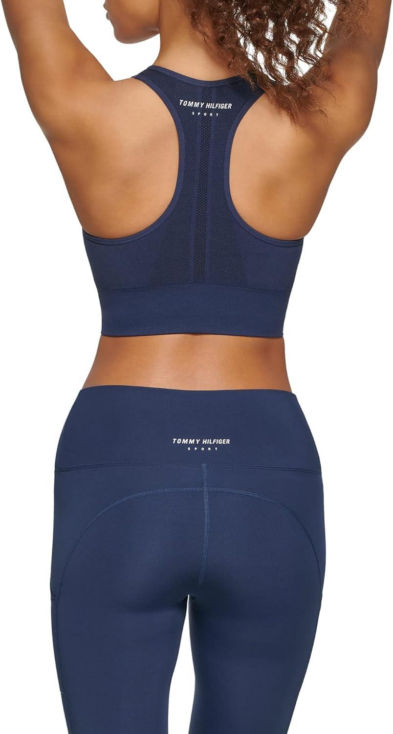 imageTommy Hilfiger Womens Racerback Performance Sports BraNavy