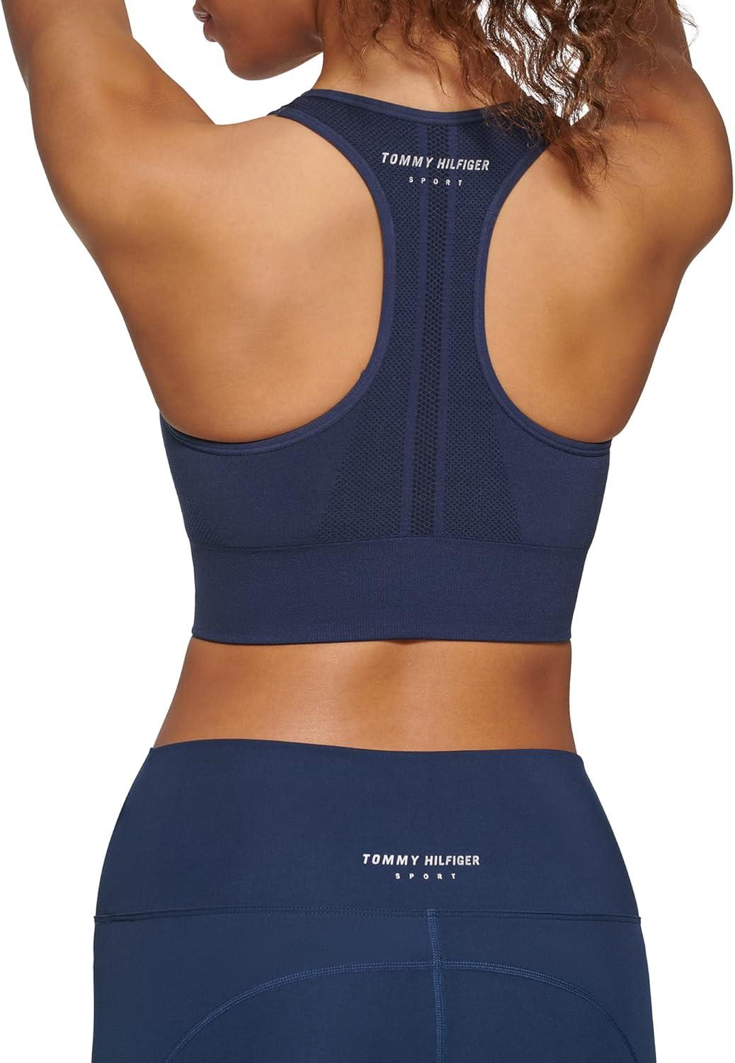 imageTommy Hilfiger Womens Racerback Performance Sports BraNavy