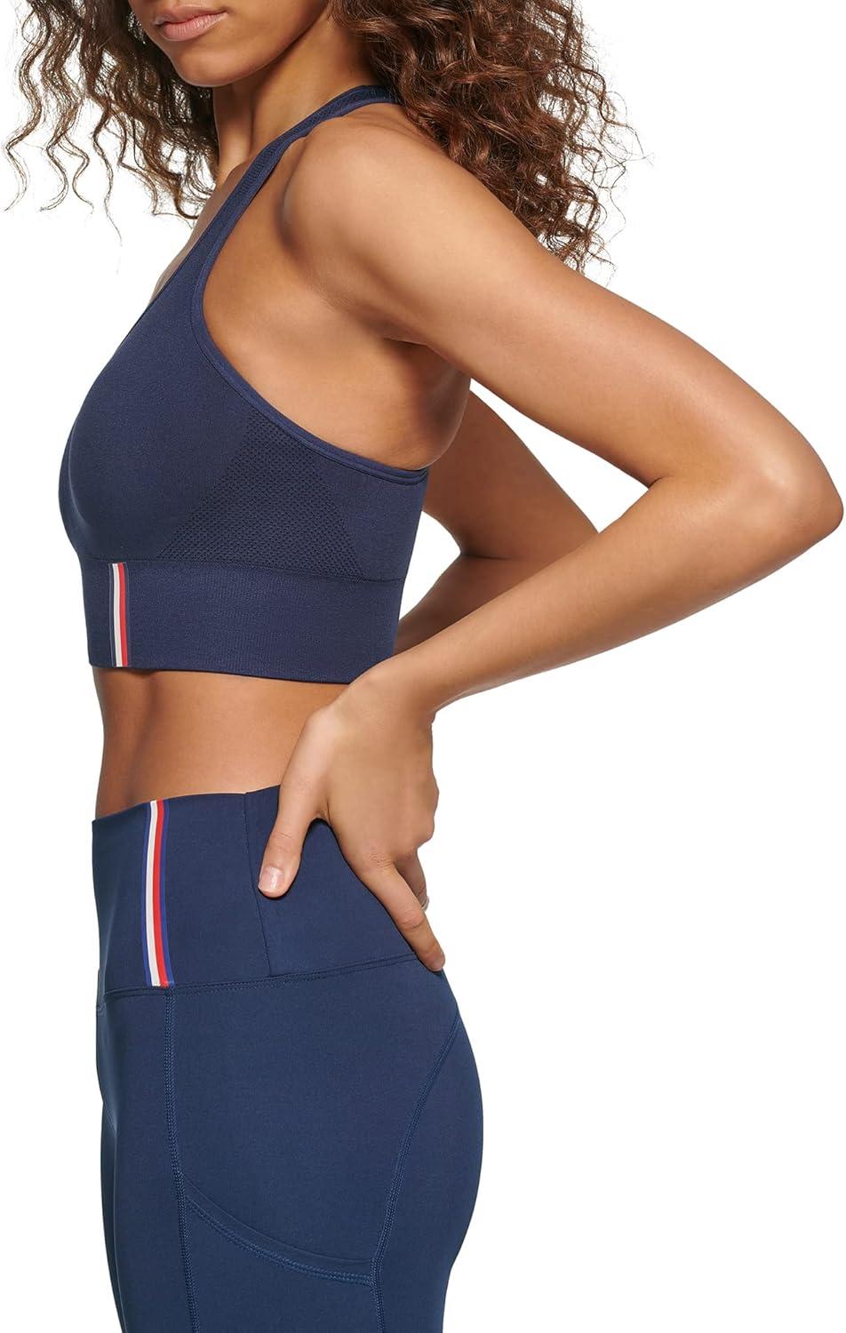 imageTommy Hilfiger Womens Racerback Performance Sports BraNavy