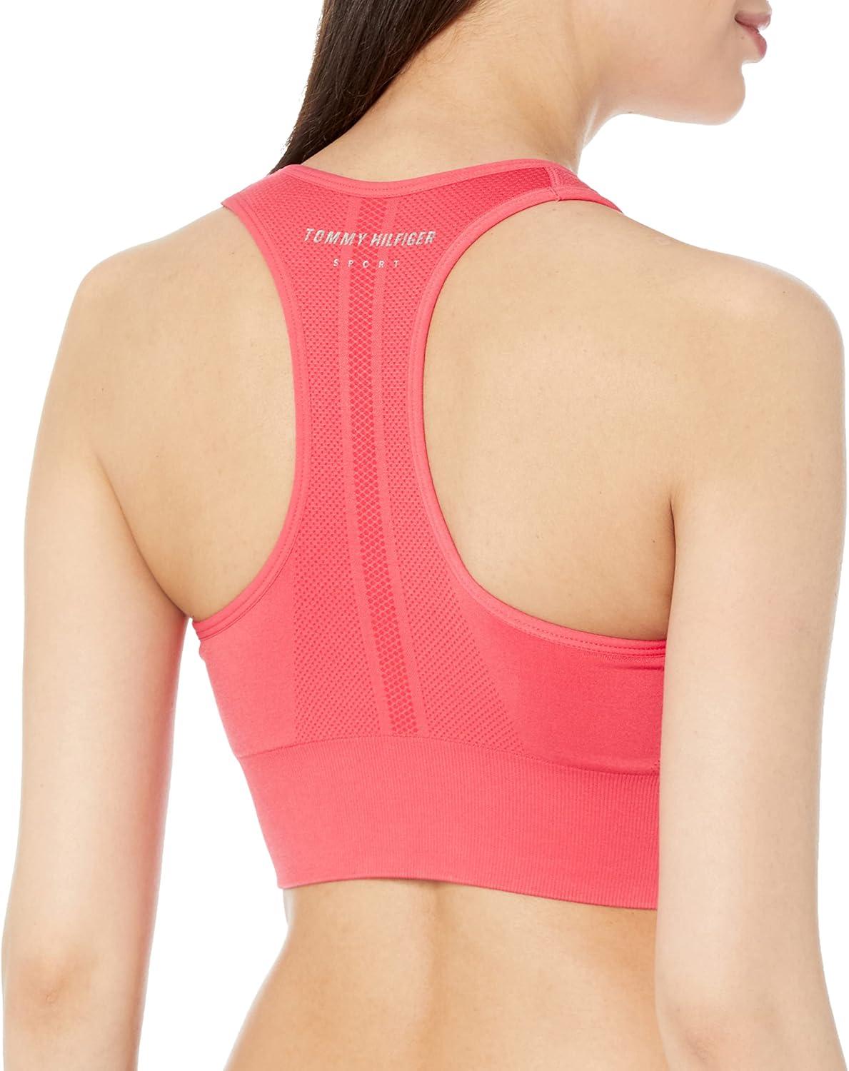imageTommy Hilfiger Womens Racerback Performance Sports BraParadise Pink