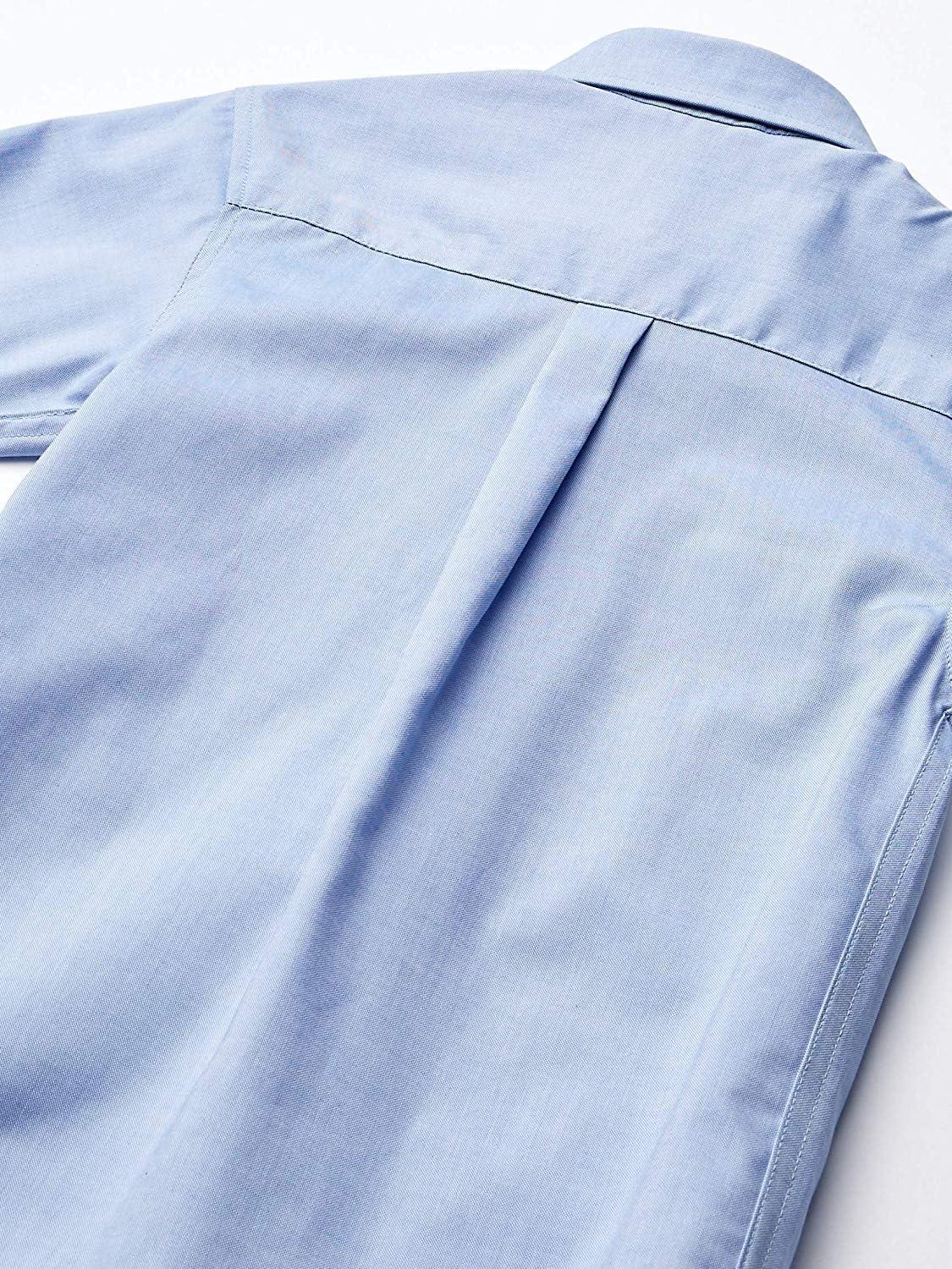 imageTommy Hilfiger Boys Short Sleeve Pinpoint Oxford Collar Shirt School UniformsBlue