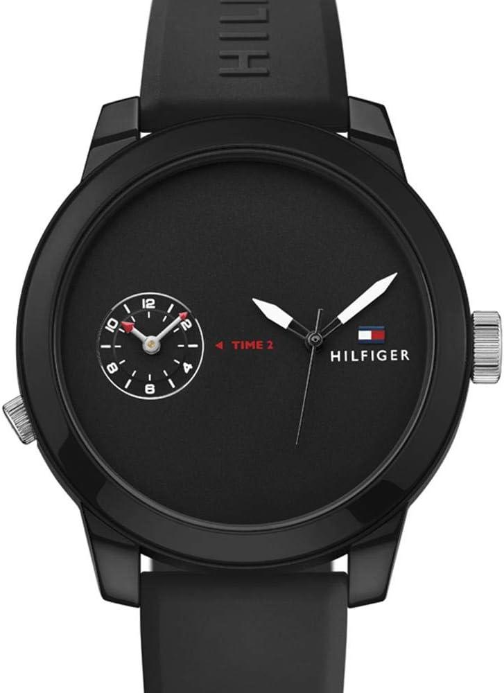 imageTommy Hilfiger Mens 1791326 Analog Display Quartz Black Watch